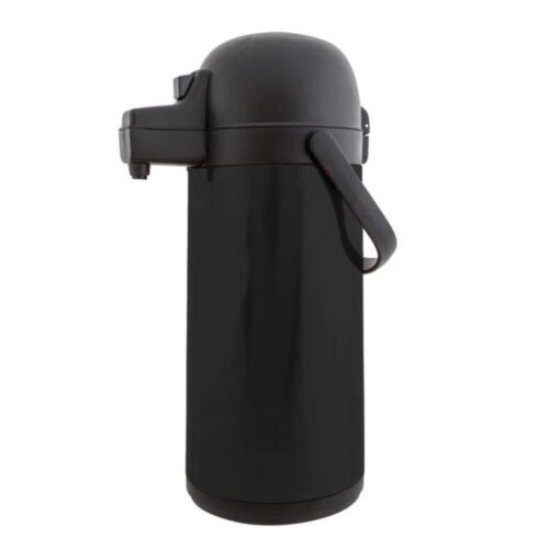 Thermos Pump Pot with Push Button 1.9L Black