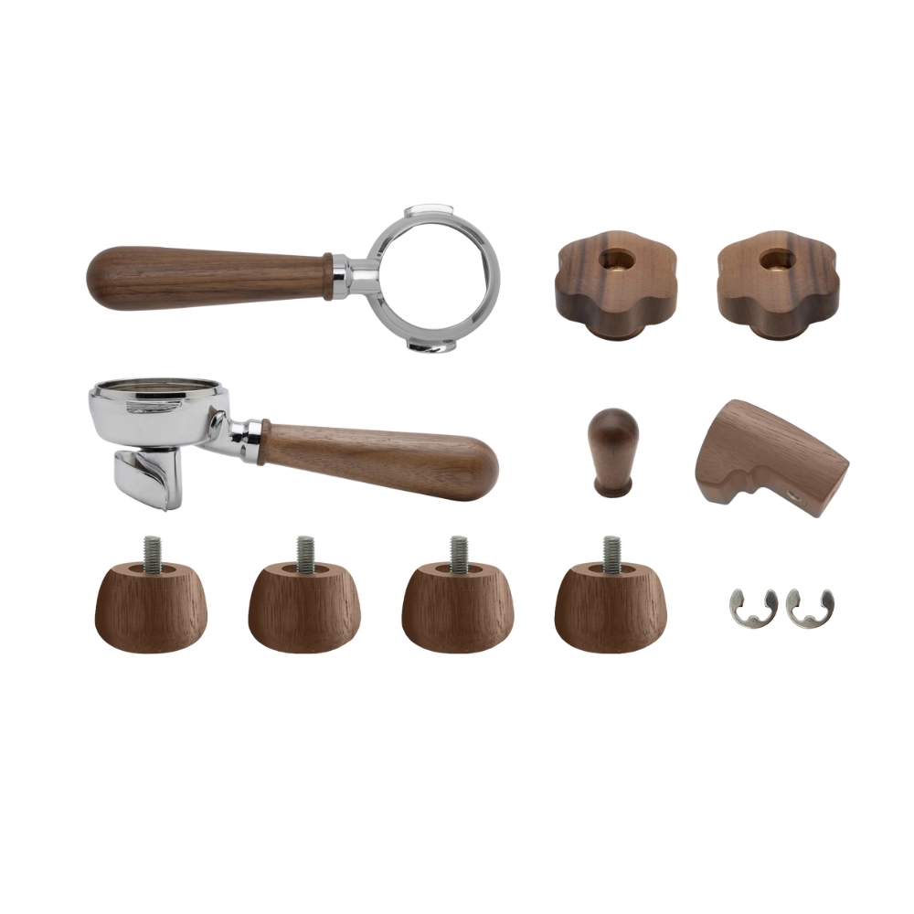 Lelit Walnut Wood Upgrade Kit